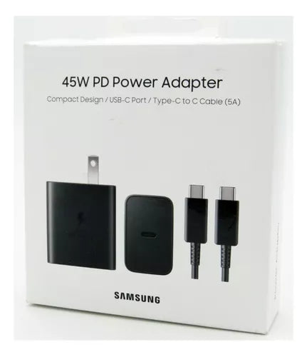 Cargador USB-C 45W Samsung + Cable USB-C