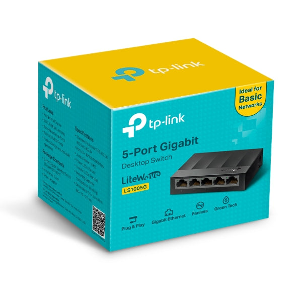 Switch 5 Puertos Gigabit TP-LINK LS1005G